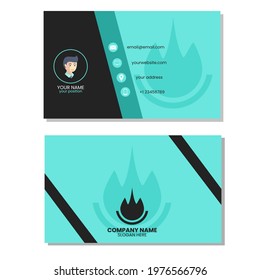 Creative coorporate business card Template modern and Clean design,flat design graphic concept