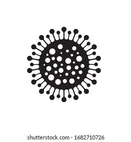 Creative of corona virus vector design template, Covid-19 corona virus infection. 