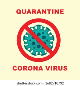 Creative of corona virus vector design template, Covid-19 corona virus infection. 
