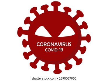 Creative (Coronavirus -2019-nCoV ) Banner Word, Vector illustration. Novel Coronavirus. danger vector illustration. Spread of the novel coronavirus Background. Corona virus icon. influenza pandemic.