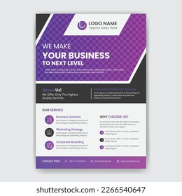 Creative Corporat business flyer deisgn template