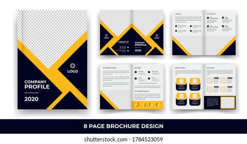 Creative & Corporate 8 Pages Business Brochure Design