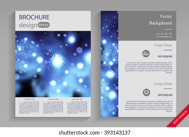 Creative Corporate A4 Brochure.A4 Galaxy Brochure Design Template - Front & Back A4 Cosmic Brochure Design Template