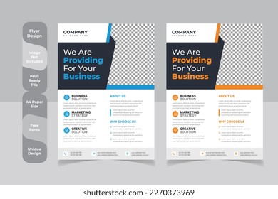  creative corporate abstract shape trendy flyer magazine leaflet design with creative abstract geometric shape template design