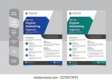  creative corporate abstract shape trendy flyer magazine leaflet design with creative abstract geometric shape template design