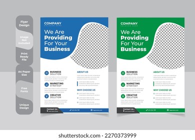  creative corporate abstract shape trendy flyer magazine leaflet design with creative abstract geometric shape template design