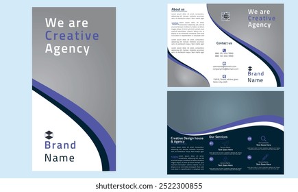 Creative Corporate Agency Brochure for Digital Product