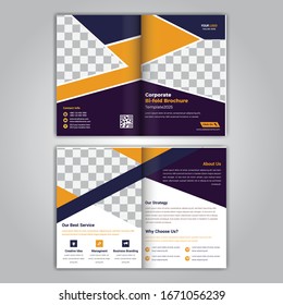 Creative corporate bi-fold brochure design