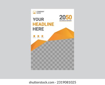 Creative corporate book cover design