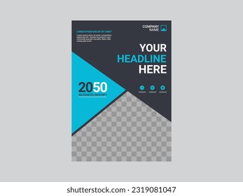Creative corporate book cover design