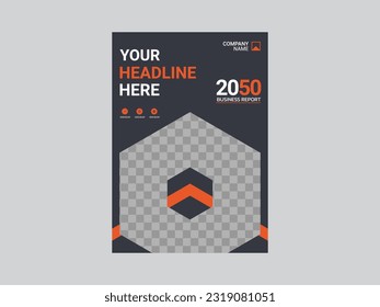 Creative corporate book cover design