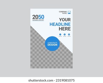 Creative corporate book cover design