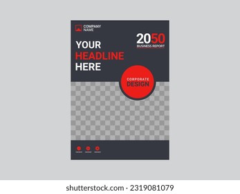 Creative corporate book cover design