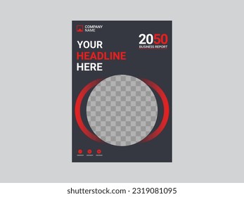 Creative corporate book cover design