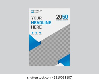 Creative corporate book cover design