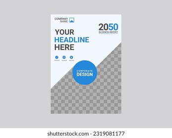 Creative corporate book cover design