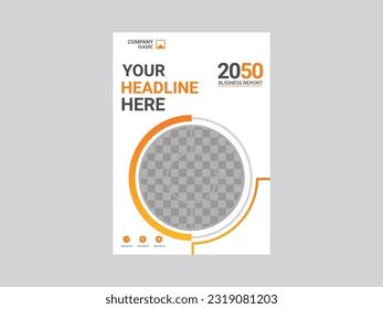 Creative corporate book cover design