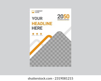 Creative corporate book cover design