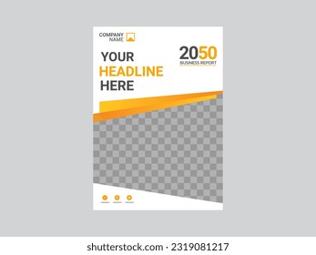 Creative corporate book cover design