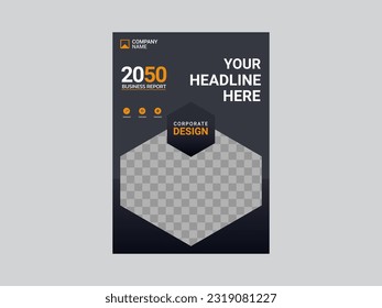 Creative corporate book cover design