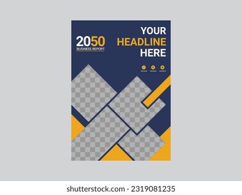 Creative corporate book cover design