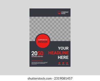 Creative corporate book cover design