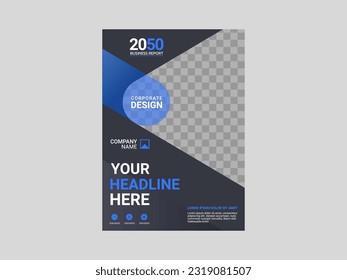 Creative corporate book cover design