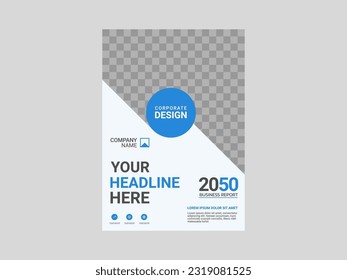 Creative corporate book cover design