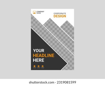 Creative corporate book cover design