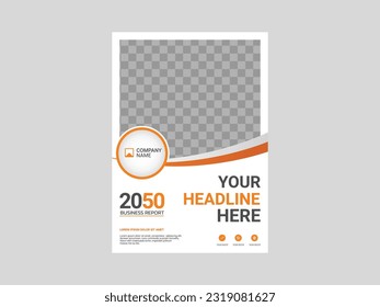 Creative corporate book cover design