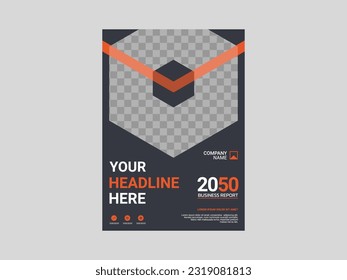 Creative corporate book cover design