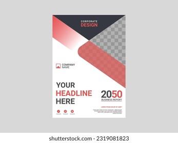 Creative corporate book cover design
