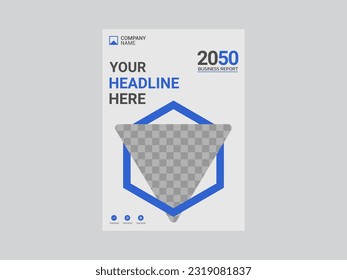 Creative corporate book cover design