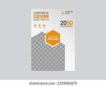 Creative corporate book cover design