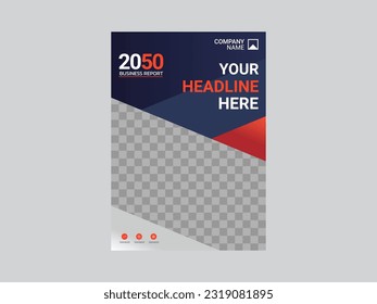 Creative corporate book cover design