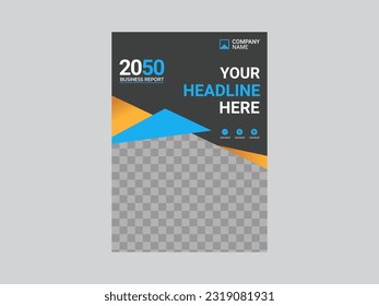 Creative corporate book cover design