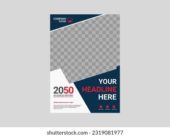 Creative corporate book cover design