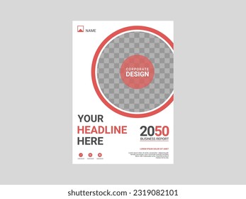 Creative corporate book cover design