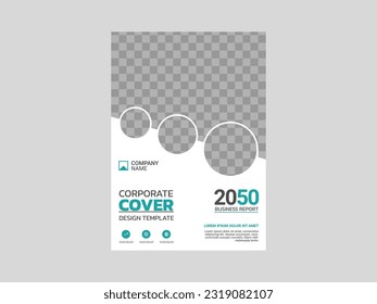 Creative corporate book cover design