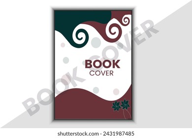 creative and corporate book cover vector template.
