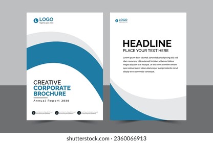 Creative Corporate Brochure. Can Be Adapt. Flyer, Annual Report, Banner, Fully Editable.