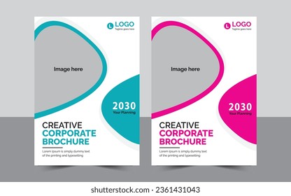 Creative Corporate Brochure. Can Be Adapt. Flyer, Annual Report, Fully Editable.