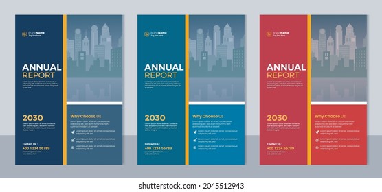 Creative corporate brochure template layout design. It's also compatible with brochure, booklet, flyer, book cover, magazine cover, report annual, bifold, leaflet. Fully editable