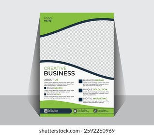 creative corporate business a4 flyer template, promotion, advertise, publication, annual report, poster, marketing, business proposal, promotion, advertise, publication, cover page, advertise.