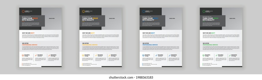 Creative Corporate Business Agency Flyer Template	