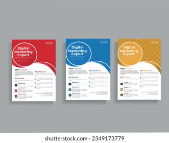 Creative corporate business brochure flyer design layout template A4,for Magazine, Poster, Corporate Presentations, Portfolio, Flyer infographic, layout modern with minimalist layout 