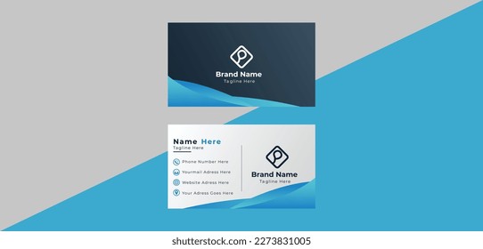 Creative Corporate Business Card Design Template Easy to use.