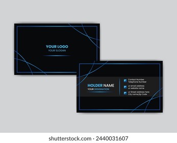 Creative Corporate Business card design, Stylish Business card
