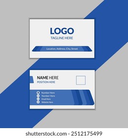Creative and corporate business card design template 