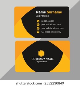 CREATIVE CORPORATE BUSINESS CARD DESING.
